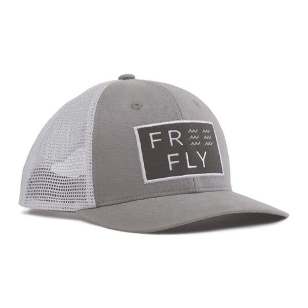 Free Fly Apparel Wave Snapback Hat in Cement